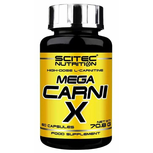 Scitec Nutrition Mega Carni-X 60 капс. scitec nutrition hca chitosan 100 капс