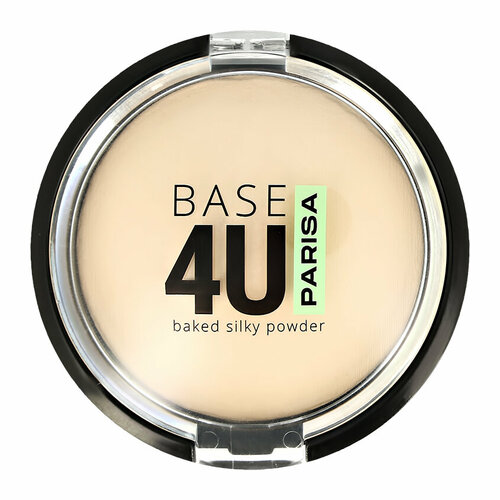 Пудра для лица `PARISA` BASE 4U шелковистая тон 01 ivory