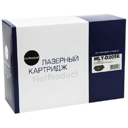 Картридж NetProduct MLT-D205E для Samsung ML-3710/SCX-5637, 10K, черный, 10000 страниц картридж netproduct n mlt d205e 10000 стр черный