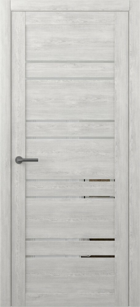 Межкомнатная дверь (комплект) Albero Дублин покрытие Эко-шпон / ПО Дуб Нордик Зеркало 80х200