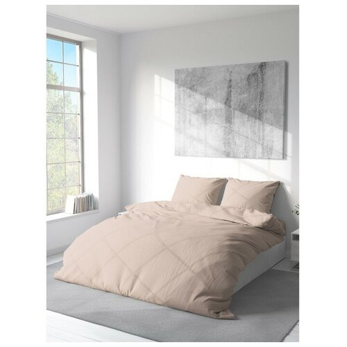 Постельное бельё 1,5сп Русский дом «Персик» 145х215, 150х215, 70х70см 2 шт, бязь 120г/м