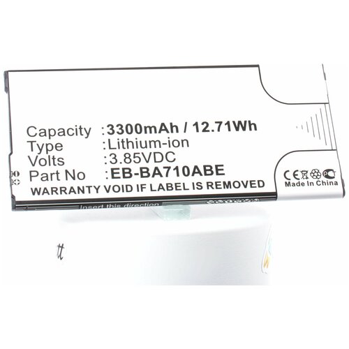 Аккумулятор iBatt iB-B1-M2704 3300mAh для Samsung EB-BA710ABE