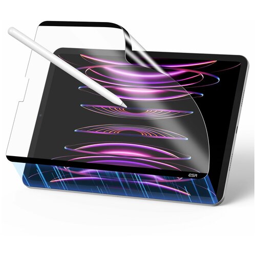 Защитная плёнка ESR Paper-Feel Magnetic Screen Protector для iPad Pro 12.9 Matte Clear