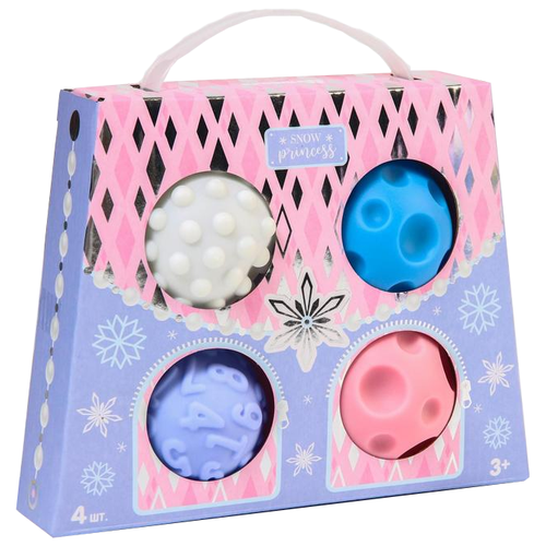 Крошка Я Сумочка 6253470, белый/голубой/розовый тактильные мячики для малышей игрушка развивающая детские игрушки для ванной