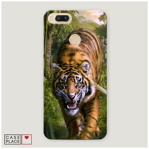 фото Чехол пластиковый xiaomi mi a1 тигр в джунглях 2 case place