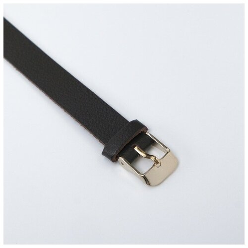 фото Ремешок для часов, женский, 12 мм, натуральная кожа, коричневый./в упаковке шт: 1 straps