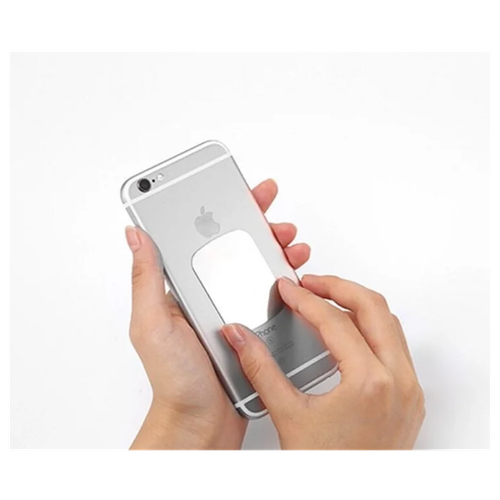 Пластина для магнитного держателя телефона, пластина 65*44 мм, серебро/ прямоугольная