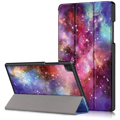  Чехол IT BAGGAGE для планшета SAMSUNG Galaxy Tab A7 10.4 2020 T505/T500/T507 фиолетовый с рисунком