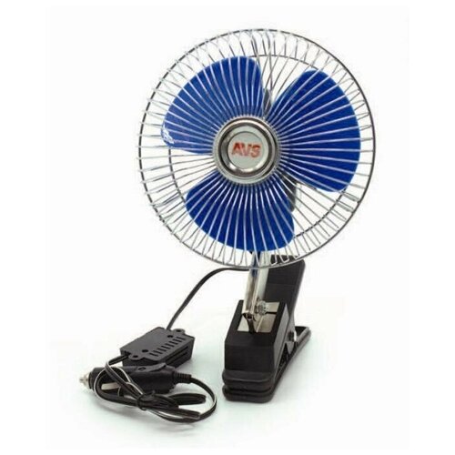 Вентилятор автомобильный AVS Comfort 8043C 24В 6 корпус металл переключатель цвет серебристый 137200₽