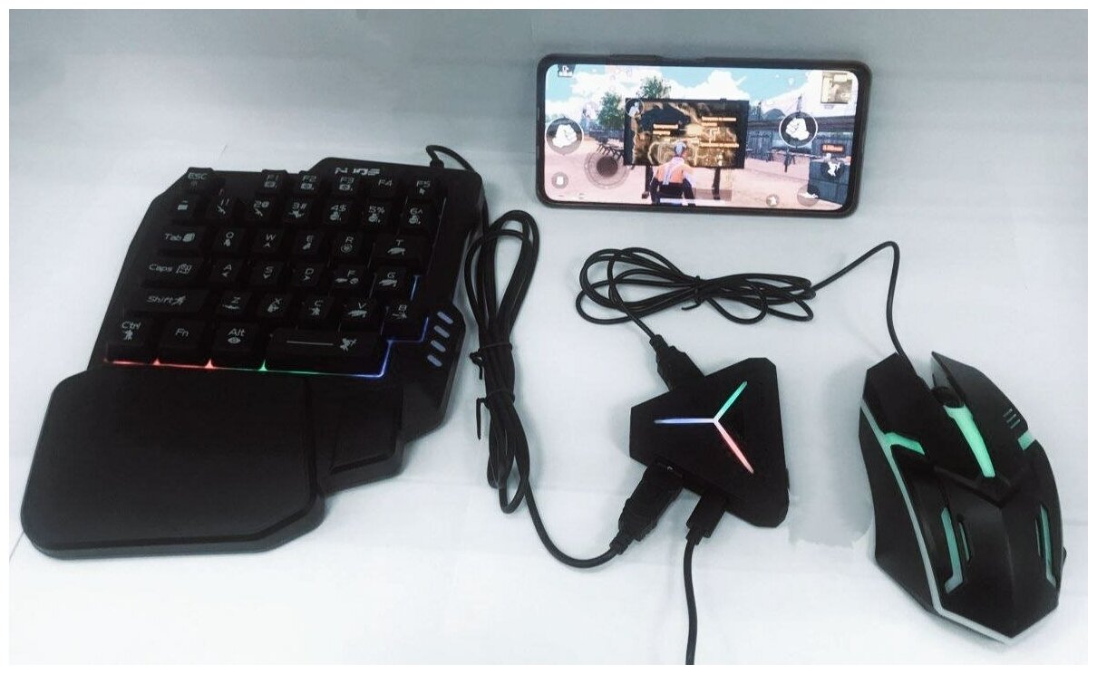 Клавиатура мышь Геймпад игровой контроллер PUBG Call of Duty warface и другие конвертер Bluetooth адаптер Android iPhone ios