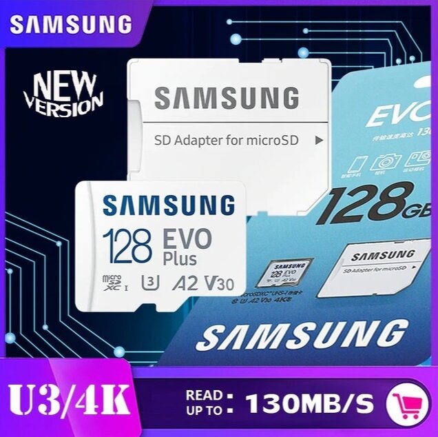 Карта памяти microSDXC UHS-I U3 Samsung EVO PLUS 256 ГБ, 130 МБ/с, Class 10, , 1 шт., переходник SD - фото №19