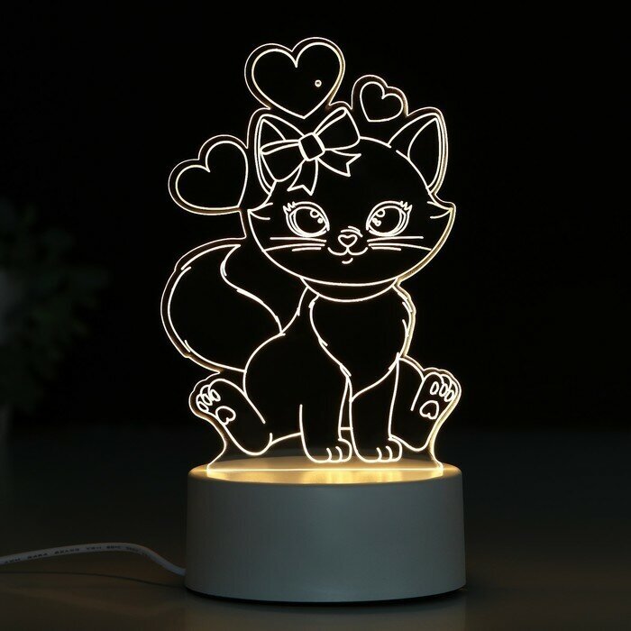 фото Ночник из акрила «Пусть сбываются мечты», модель GBV-0121