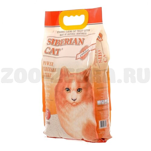 Сибирская кошка Оптима Комкующийся наполнитель, 4 кг