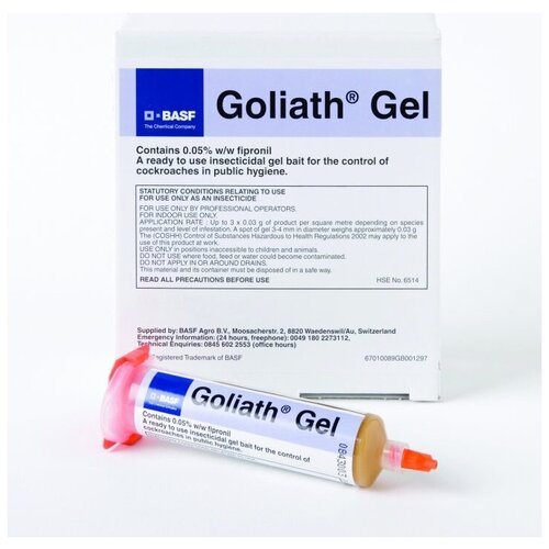 Голиаф (Goliath) - гель от тараканов, картридж 35 г