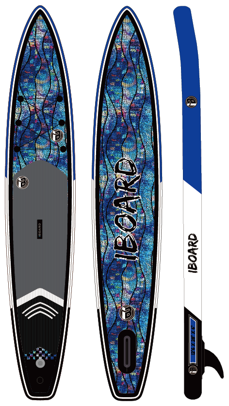 Сапборд iBoard sup 12'6x33" Mosaic № 4