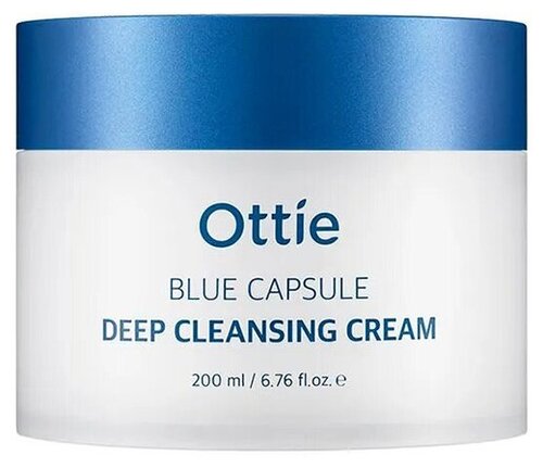 Очищающий крем с капсульными шариками Ottie Blue Capsule Deep Cleansing Cream 200 мл