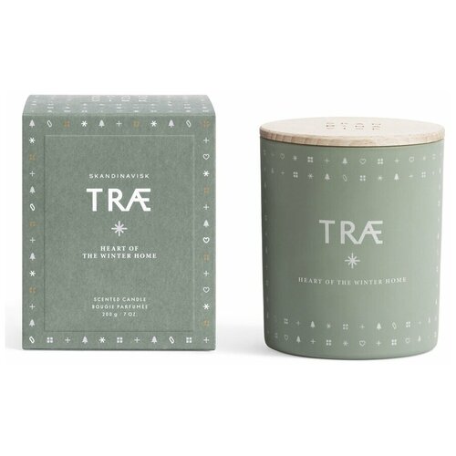 Свеча ароматическая trae с крышкой, 200 г