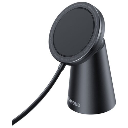 Беспроводное зарядное устройство Baseus Simple Magnetic Stand Wireless Charger Black (CCJJ000001)