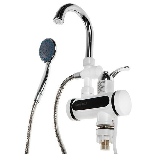 HomeStar Водонагреватель HOMESTAR HS-0113D проточный 3 кВт серебристый 455500₽