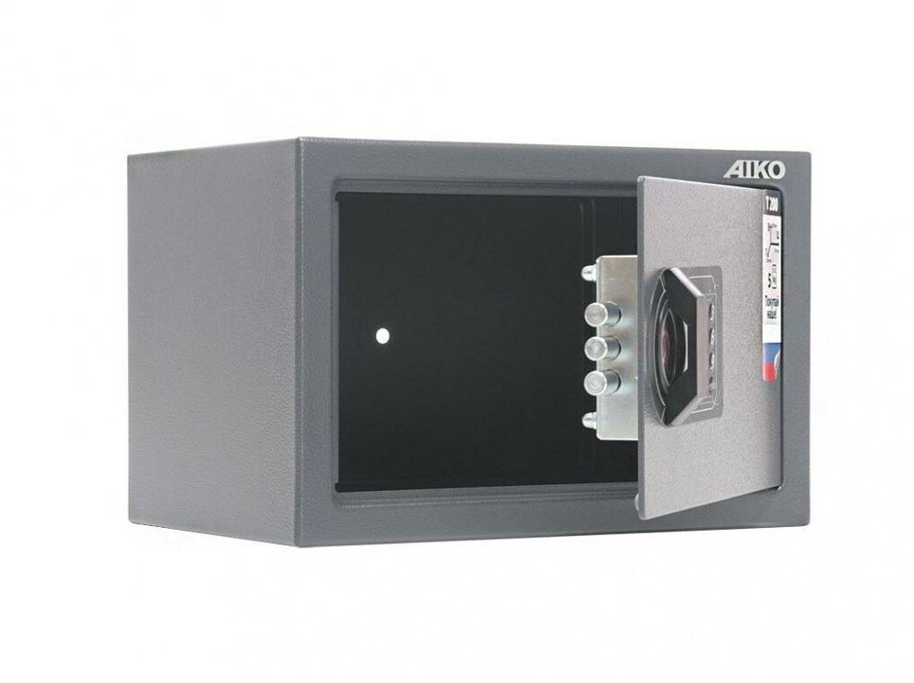 Сейф мебельный для денег и документов Aiko T 200 EL, с электронным кодовым замком, для дома и офиса, ВхШхГ: 200х310х200 мм