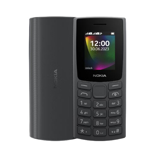 Nokia 106 (2023), 2 SIM, черный