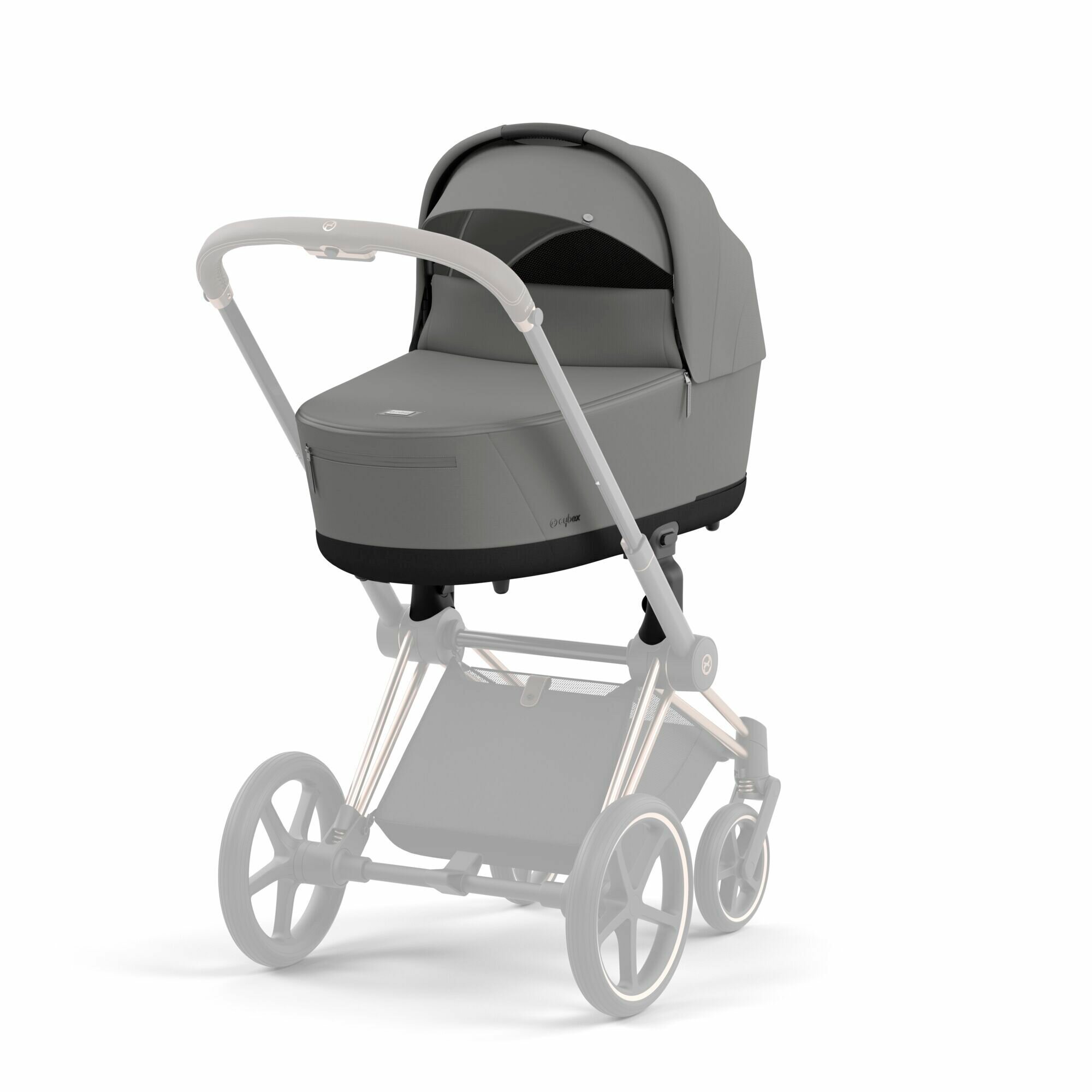 Коляска 2 в 1 Cybex Priam IV cozy beige (шасси chrome/brown) — фото 1