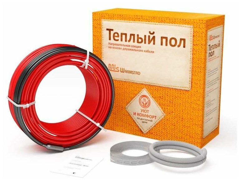 фото Комплект «Теплый пол» (кабель) WSS 12.5м/175Вт Warmstad 100035643500