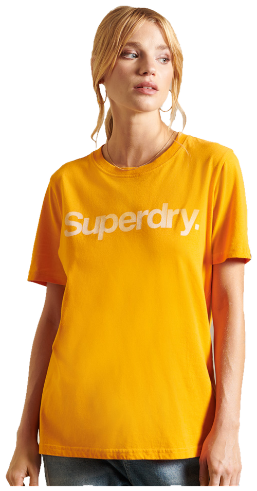 Футболка Superdry, размер 14, желтый