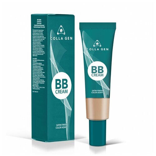 Тональный крем BB CREAM COLLA GEN с коллагеном. Цвет 01 - слоновая кость суперсбалансированный тональный крем с коллагеном bb cream 30мл 1 слоновая кость