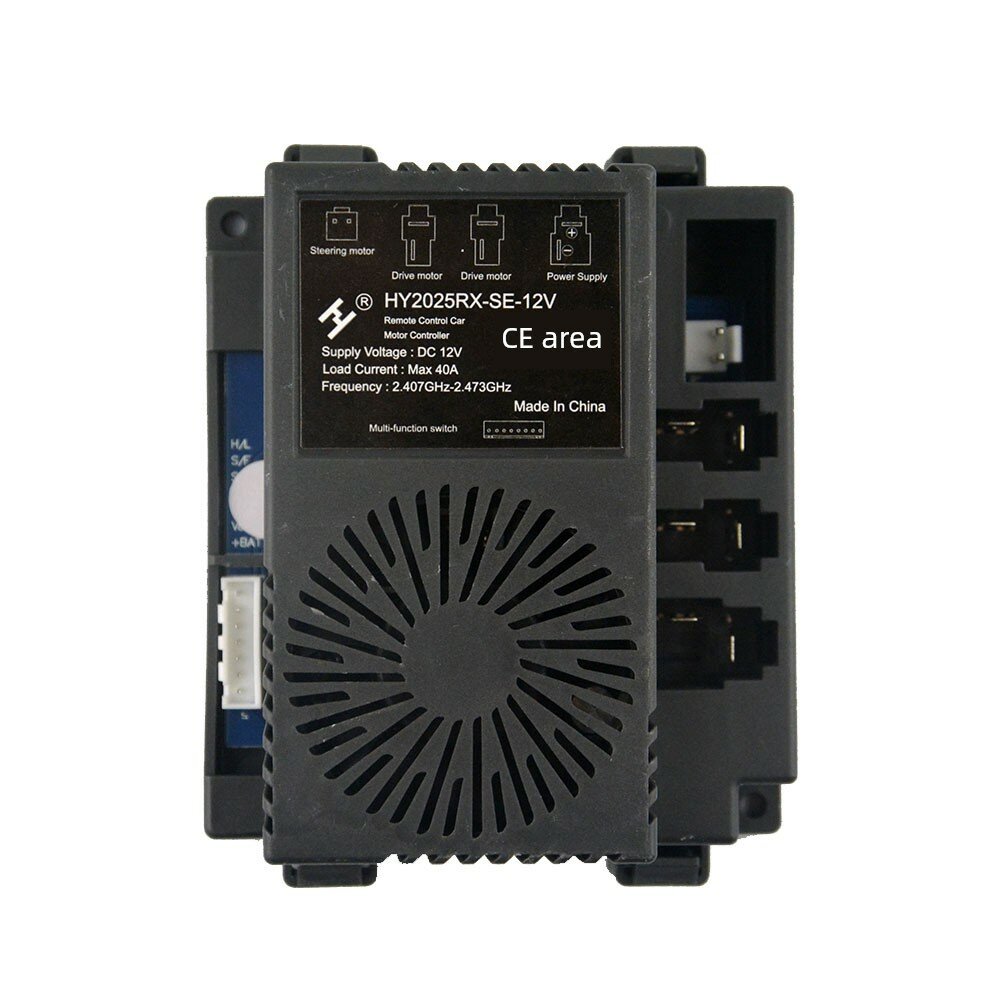 HY2025RX-SE-12V 12V Высокомощный приемник контроллера электромобиля с вентилятором для детей