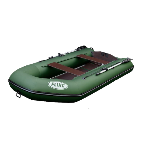 Надувная лодка FLINC FT340K (цвет оливковый)