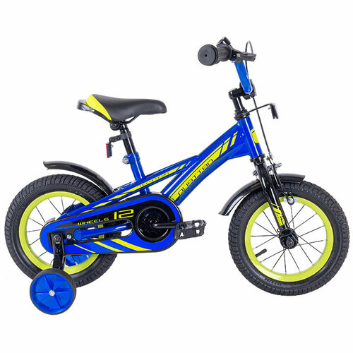 Детский велосипед TechTeam Quattro 18 синий (сталь) 2023 детский велосипед techteam bully 18 2022 синий
