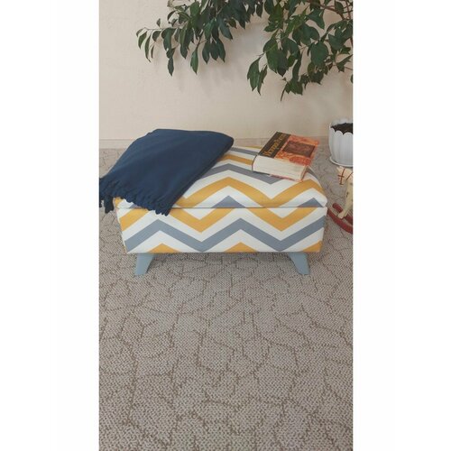 Пуфик мягкий с крышкой