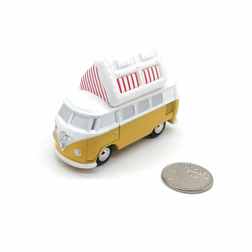 Модель автомобиля Schuco 450515800 Piccolo VW T1 camping bus 1:90