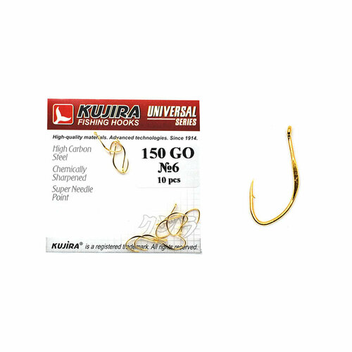 фото Крючки kujira universal 150go №6 (10шт)