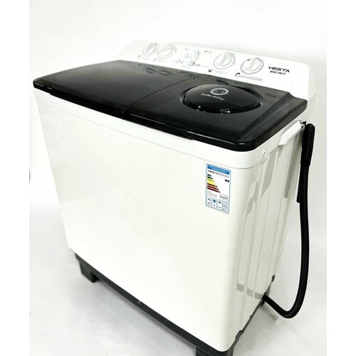 Стиральная машина полуавтомат VESTA WMC 100P 10кг серая с отжимом 2058000₽