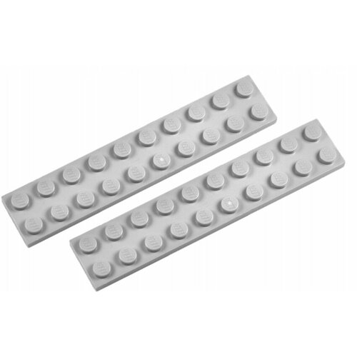 Деталь LEGO 4211462 Плитка 2X10 (серый) 50 шт.