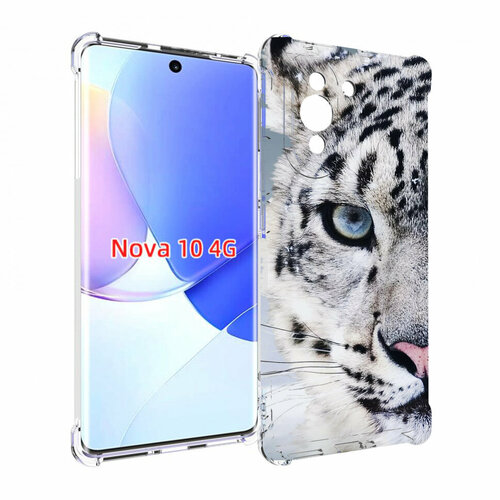Чехол MyPads Снежный барс для Huawei Nova 10 задняя панель накладка бампер