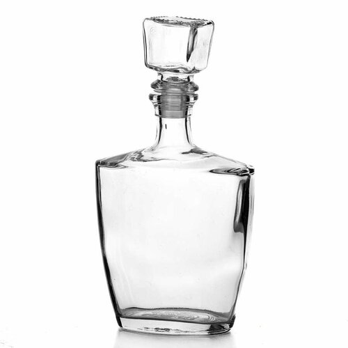Графин Легион 0,5л. Стеклянная бутылка штоф бутыль для вина 500мл