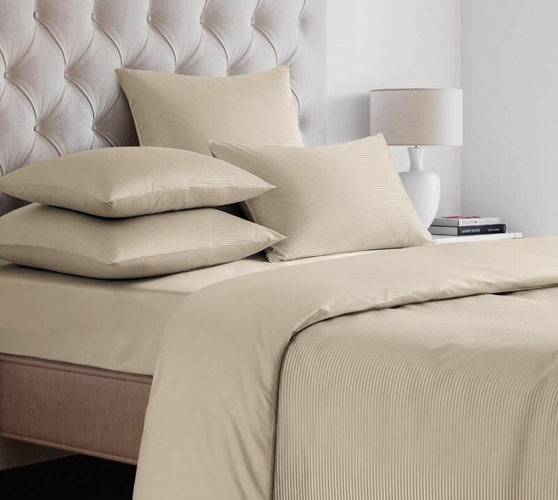 фото Пододеяльник из страйп-сатина SAILID ST-6-180х215 бежевый 180х215