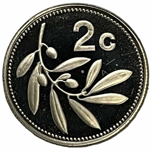 Мальта 2 цента 1986 г. (Proof) свазиленд 2 цента 1974 г proof