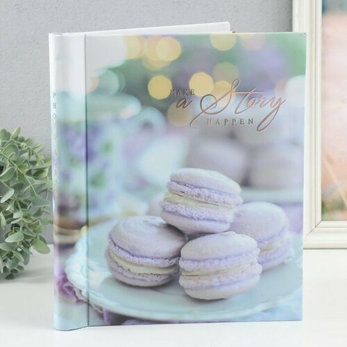 Фотоальбом Макарон 10 магнитныхлистов 23X28см пер-т внутр спираль 910₽