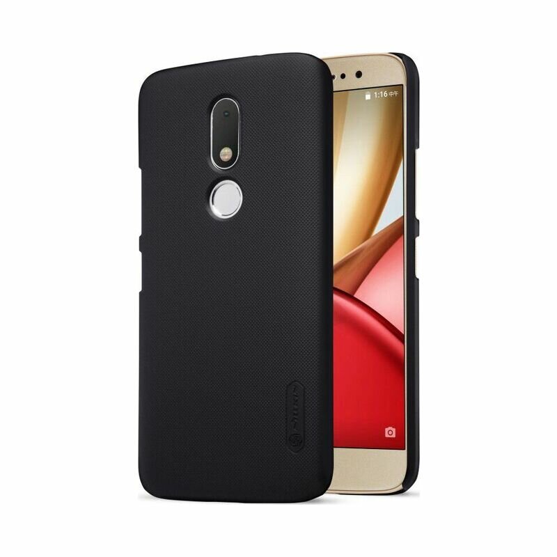 Пластиковый чехол для Motorola Moto M черный (Nillkin)