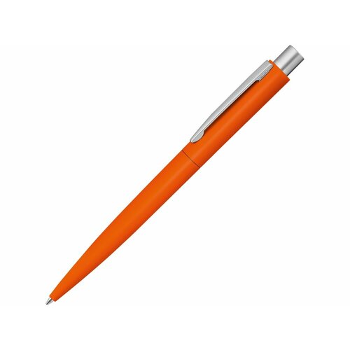 Ручка шариковая металлическая Lumos Gum soft-touch, цвет оранжевый