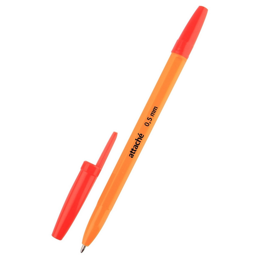 Attache Economy Ручка шариковая Attache Economy оранжевый корпус (красная)