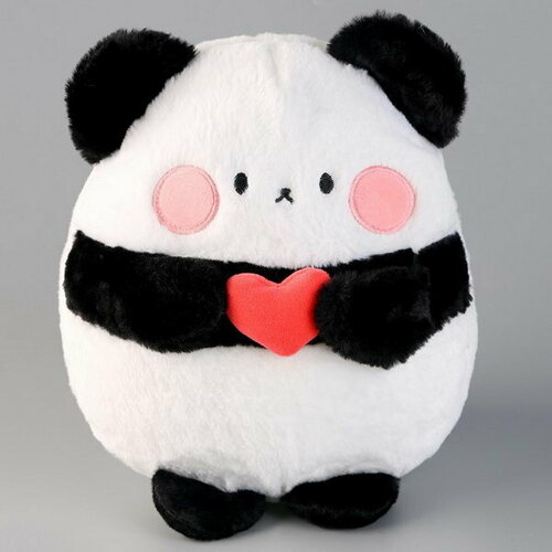 Мягкая игрушка Панда с сердцем, 25 см