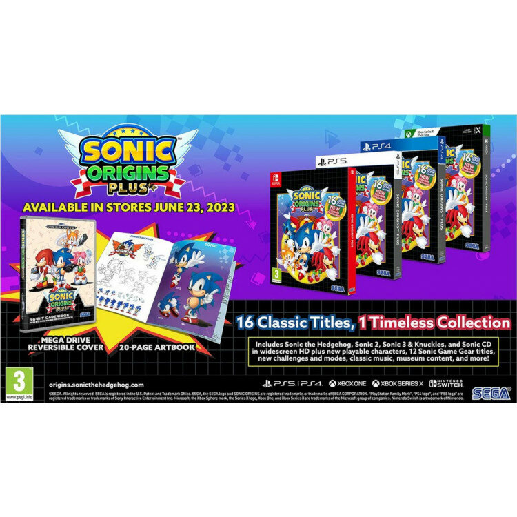 Игра для PlayStation 4 Sonic Origins Plus. Limited Edition (русские субтитры)