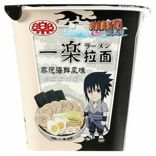 Лапша быстрого приготовления Yile Noodles Naruto Наруто со вкусом морских продуктов (Китай), 100 г