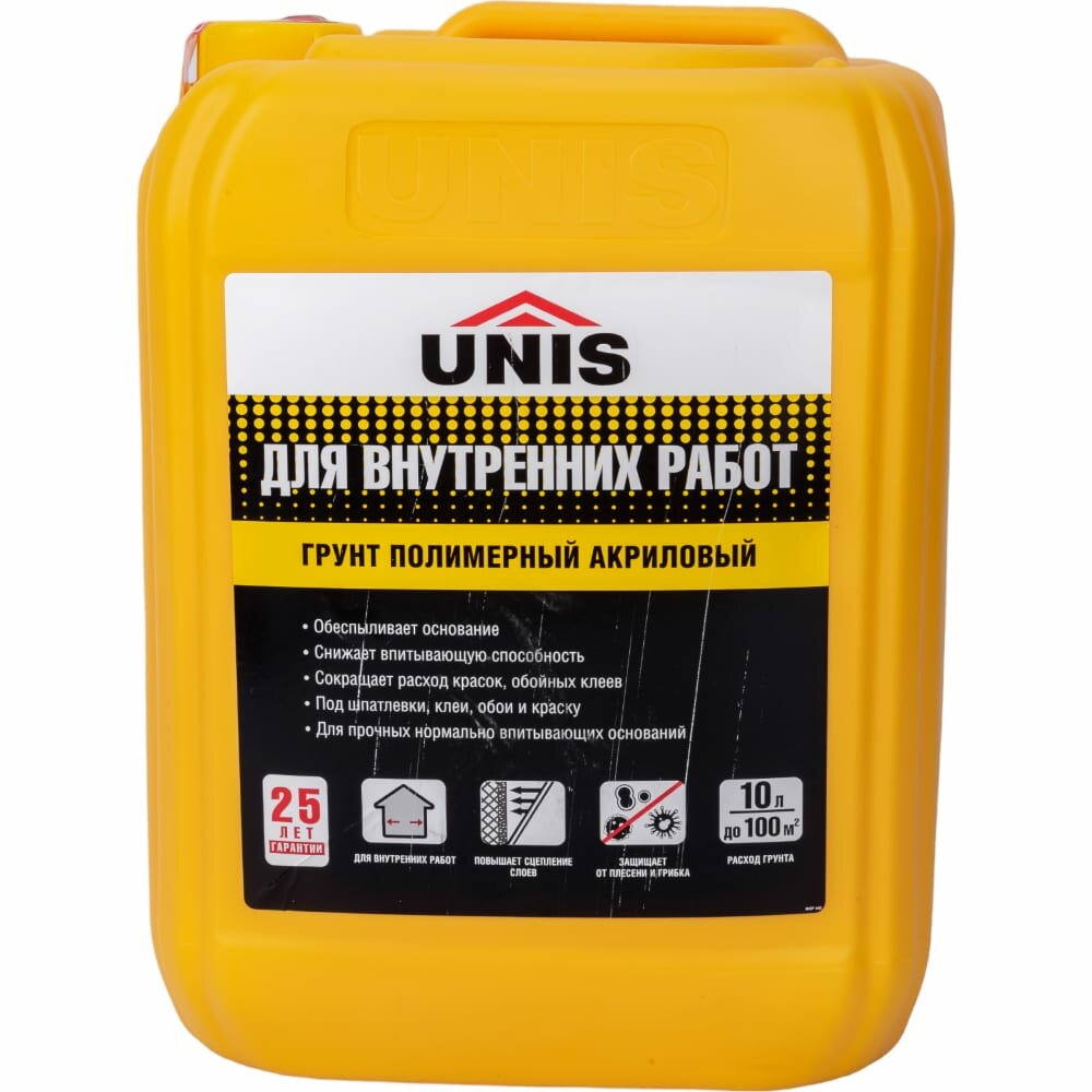 фото Грунтовка для внутренних работ UNIS 4607005180360