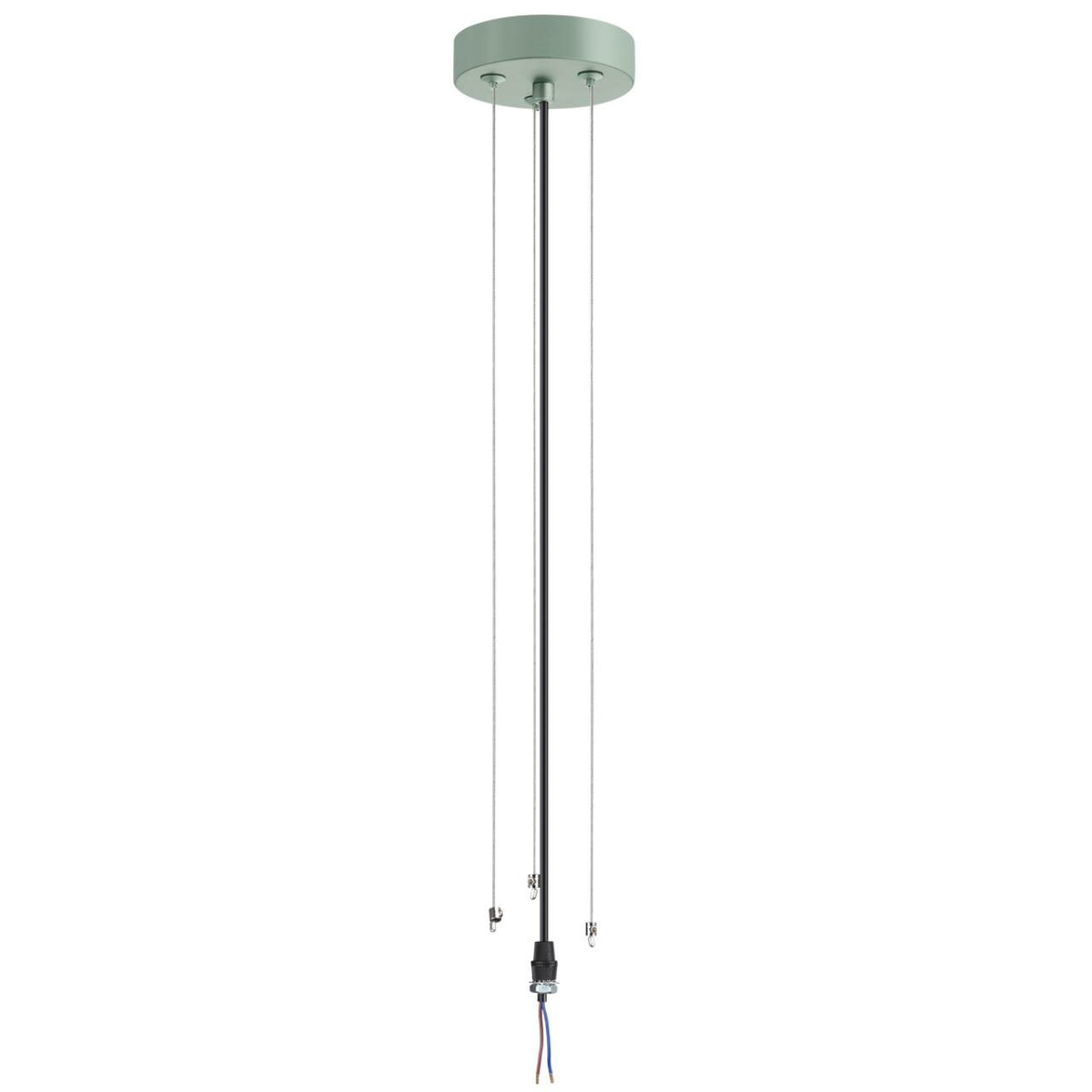 7703/L SN Подвесное крепление для светильника MACARON LED металл/зеленый 12м MACARON